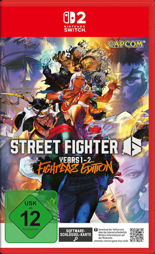 Street Fighter 6  NSW2  Fighters Edition  SSK  Years 1-2    Software-Schlüssel-Karte
