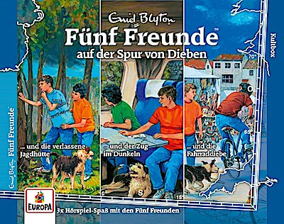 Fünf Freunde - 3er-Box-auf der Spur von Dieben. Box.36, 3 Audio-CD, 3 Audio-CD