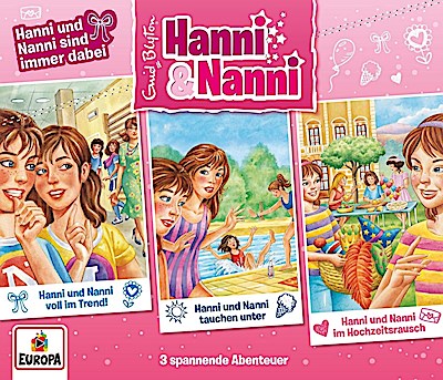 Hanni und Nanni, 3er Box-Hanni und Nanni sind immer dabei, 3 Audio-CD, 3 Audio-CD