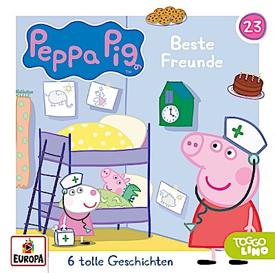 Peppa Pig Hörspiel - Beste Freunde, 1 Audio-CD