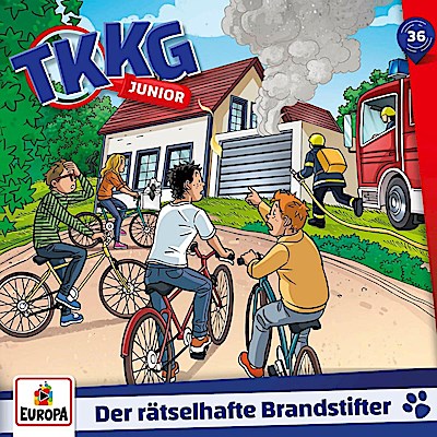 TKKG Junior - Der rätselhafte Brandstifter, 1 Audio-CD
