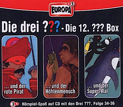 Die drei ??? Box 12. Folgen 34-36 (drei Fragezeichen) 3 CDs