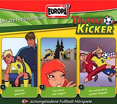 Teufelskicker - Die 2te Halbzeit-Box. Tl.2, 3 Audio-CDs