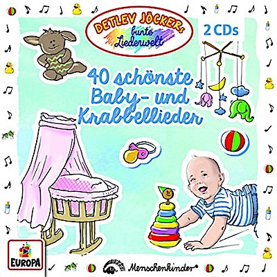 40 schönste Baby- und Krabbellieder, 2 Audio-CDs