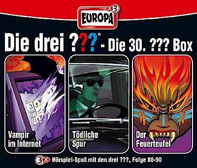 Die drei ??? Box 30. Folgen 88 - 90 (drei Fragezeichen) 3 CDs