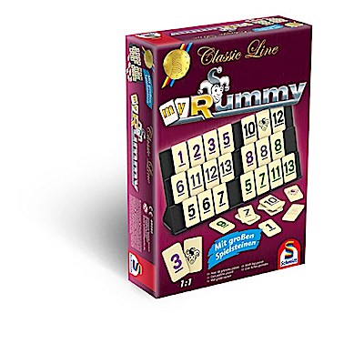 Classic Line, MyRummy, mit großen Spielfiguren, Überarbeitung