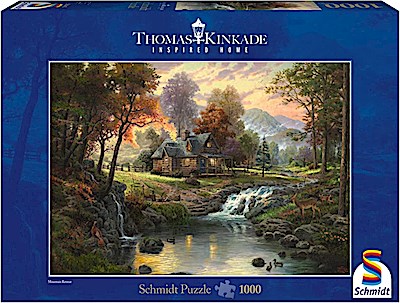 Holzhaus am Bach (Puzzle)