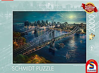 Mond über Manhatten