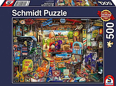 Garagen-Flohmarkt Puzzle 500 Teile