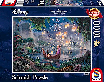 Thomas Kinkade, Disney Rapunzel.1000 Teile Puzzle
