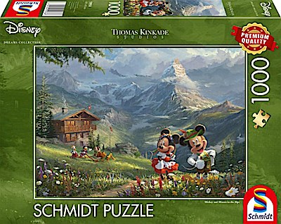 Disney, Mickey & Minnie in den Alpen (Puzzle)