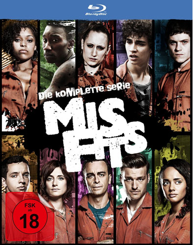 Misfits - Kompl. Serie (BR)  10Discs Min: 1688/DD/HD-1080p           Polyband