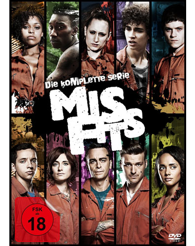 Misfits - Kompl. Serie (DVD)  13DVDs Min: 1688/DD2.0/WS              Polyband
