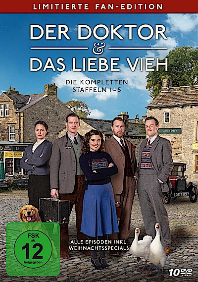 Der Doktor und das liebe Vieh - Die kompletten Staffeln 1-5. Staffel.1-5, 10 DVD (Limited Fan Edition)
