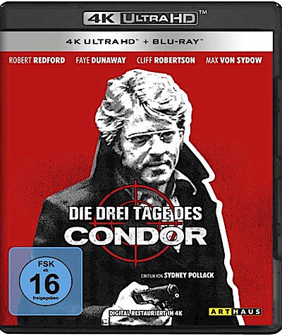 Drei Tage des Condor (UHD) 4K Min: 117/DD5.1/WS  digital remastered