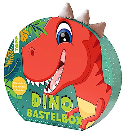 Dino-Bastelbox. Mit Anleitungen, Bastelmaterial und Mitmachbuch