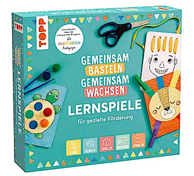 Gemeinsam basteln, gemeinsam wachsen - Lernspiel-Box für gezielte Förderung