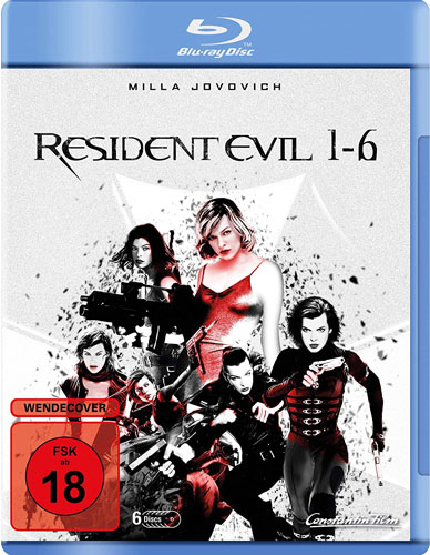 Resident Evil:  1-6 Movie Col.(BR) 6Disc Min: 571/DD5.1/WS   Limitierte Auflage