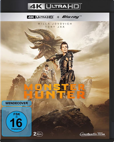 Monster Hunter  (UHD+BR) BR3D/2D + UHD Min: 104/DD5.1/WS  4K-Ultra, 2Disc