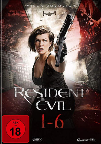 Resident Evil:  1-6 Movie Col.(DVD) 6DVD  Limitierte Auflage