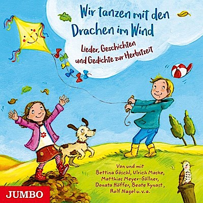 Wir tanzen mit den Drachen im Wind.