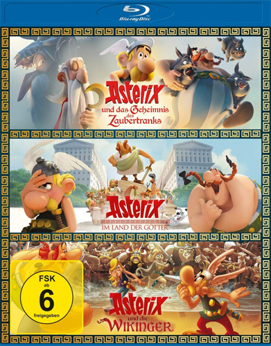 Asterix und das Geheimnis des Zaubertranks & Asterix im Land der Götter & Asterix und die Wikinger