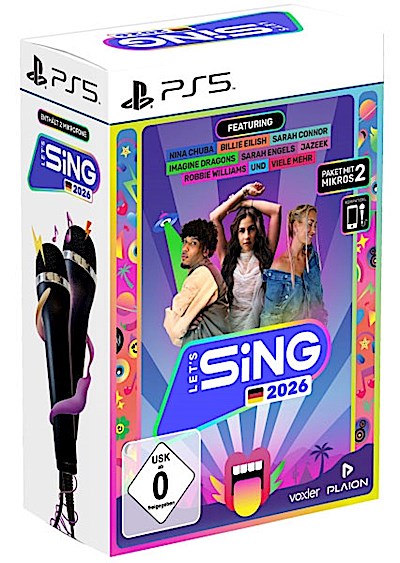 Lets Sing  2026  PS-5 + 2 Mics