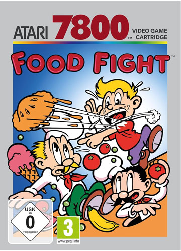 Atari Food Fight  (Atari 2600+, 2600, 7800)