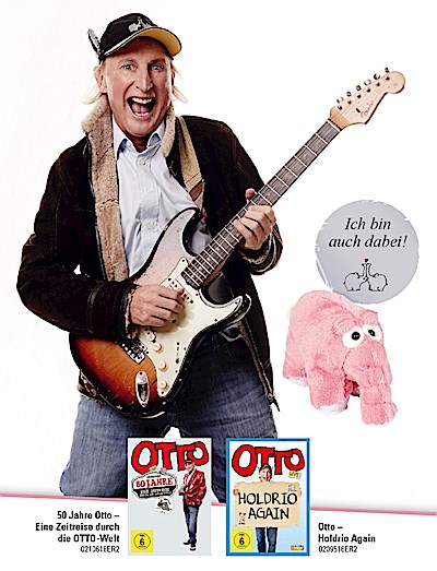 Otto Waalkes - 70 Jahre Otto, 2 DVDs + rosa Plüschottifant