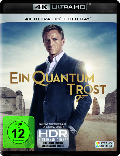 Bond 007 - Ein Quantum Trost (UHD) 4K Min: 106/DD5.1/WS  2Disc
