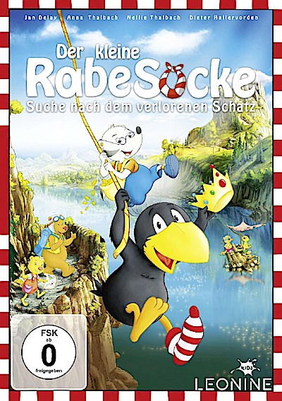 Der kleine Rabe Socke - Suche nach dem verlorenen Schatz, 1 DVD