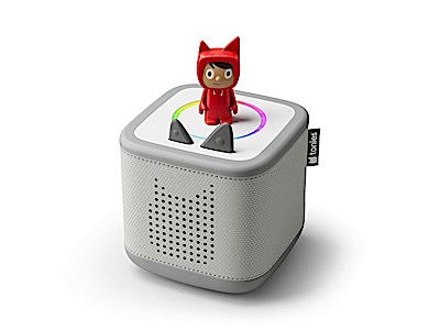 Toniebox 2 Starter Set Mondgrau - Kreativ-Tonie Rot
