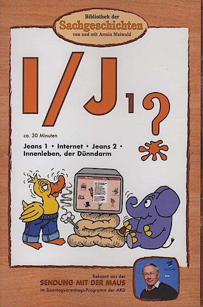 Bibliothek der Sachgeschichten - I/J7, Jeans, Internet, Innenleben (der Dünndarm), 1 DVD