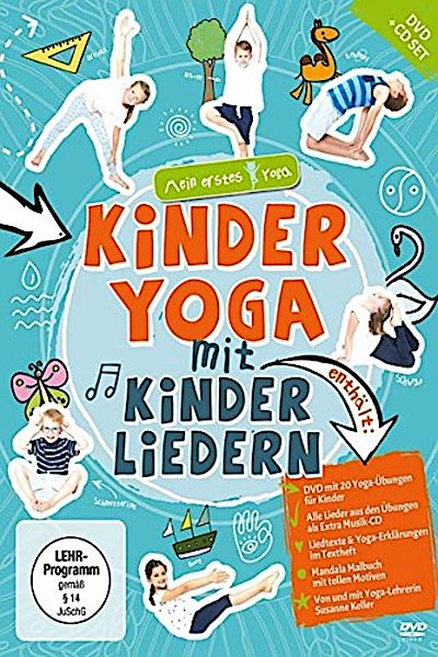 Mein erstes Yoga: Kinderyoga mit Kinderliedern