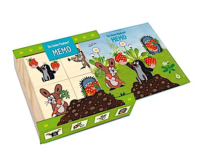 Holz-Memo, Der kleine Maulwurf (Kinderspiel)