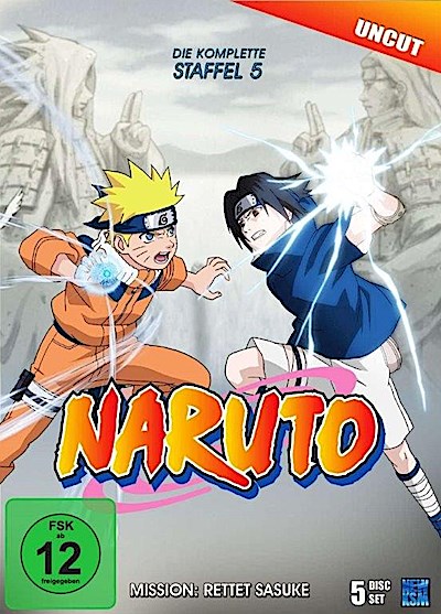 Naruto - Mission: Rettet Sasuke, 5 DVDs