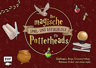 Der magische Spiel- und Rätselblock für Harry Potter-Fans