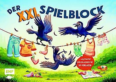 Der XXL-Spiel- und Spaßblock mit 50 Vorlagen - Rabentastisch!