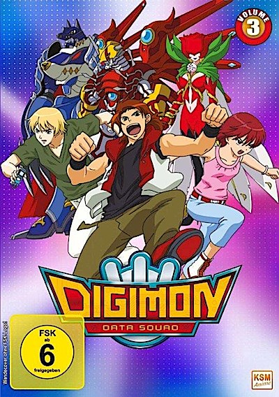 Digimon Data Squad. Vol.3, 3 DVD