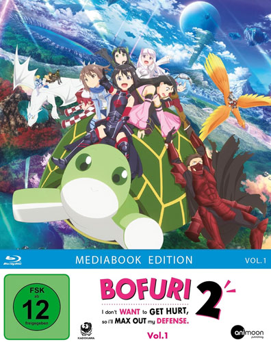 Bofuri: I Don’t Want to Get Hurt, So I’ll Max Out My Defense. - Staffel 2 - Vol.1 - Mediabook - DVD mit Sammelschuber - Limited Edition
