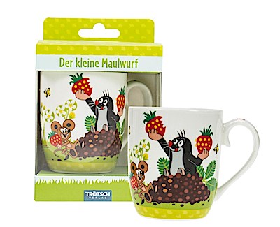 Kindertasse - Der kleine Maulwurf - Erdbeere