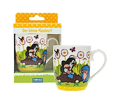 Der kleine Maulwurf - Kindertasse Garten
