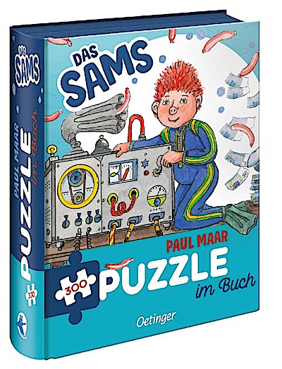 Das Sams. Puzzle im Buch. 300 Teile, Format 48 x 24 cm
