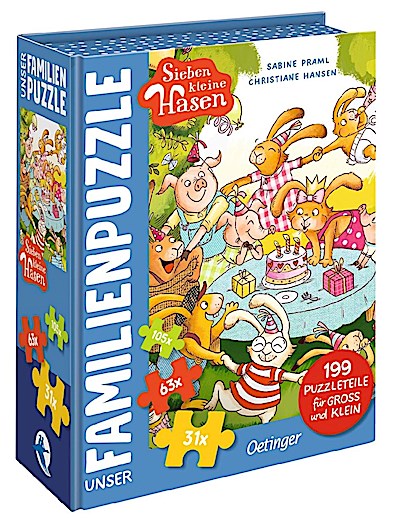 Sieben kleine Hasen. Unser Familien-Puzzle