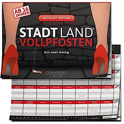 DENKRIESEN - STADT LAND VOLLPFOSTEN® - ROTLICHT EDITION "Jetzt wird’s dreckig." - A4