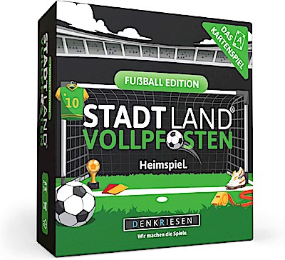 DENKRIESEN - STADT LAND VOLLPFOSTEN® - Das Kartenspiel - FUßBALL EDITION - "Heimspiel."
