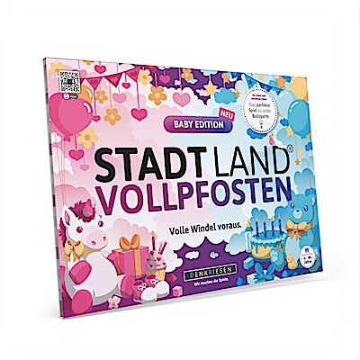 DENKRIESEN - STADT LAND VOLLPFOSTEN® - BABY EDITION - "Volle Windel voraus." - A4