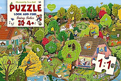 Look and Find - Fairy Tales - Red Riding Hood (Puzzle 54 Teile)