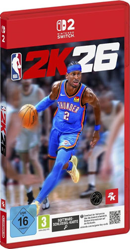 NBA 2K26  NSW2  SSK  Software-Schlüssel-Karte