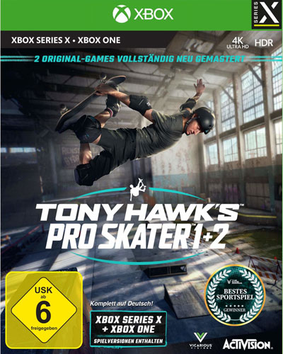Tony Hawks Pro Skater 1+2  XBSX Remastered